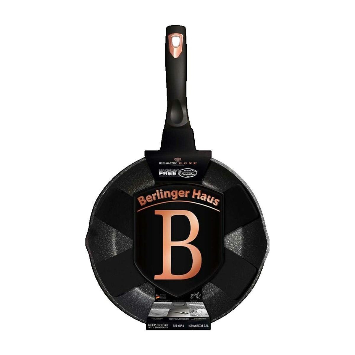 BERLINGER HAUS Poêle Berlinger-Haus Black Rose avec revêtement granitique triple