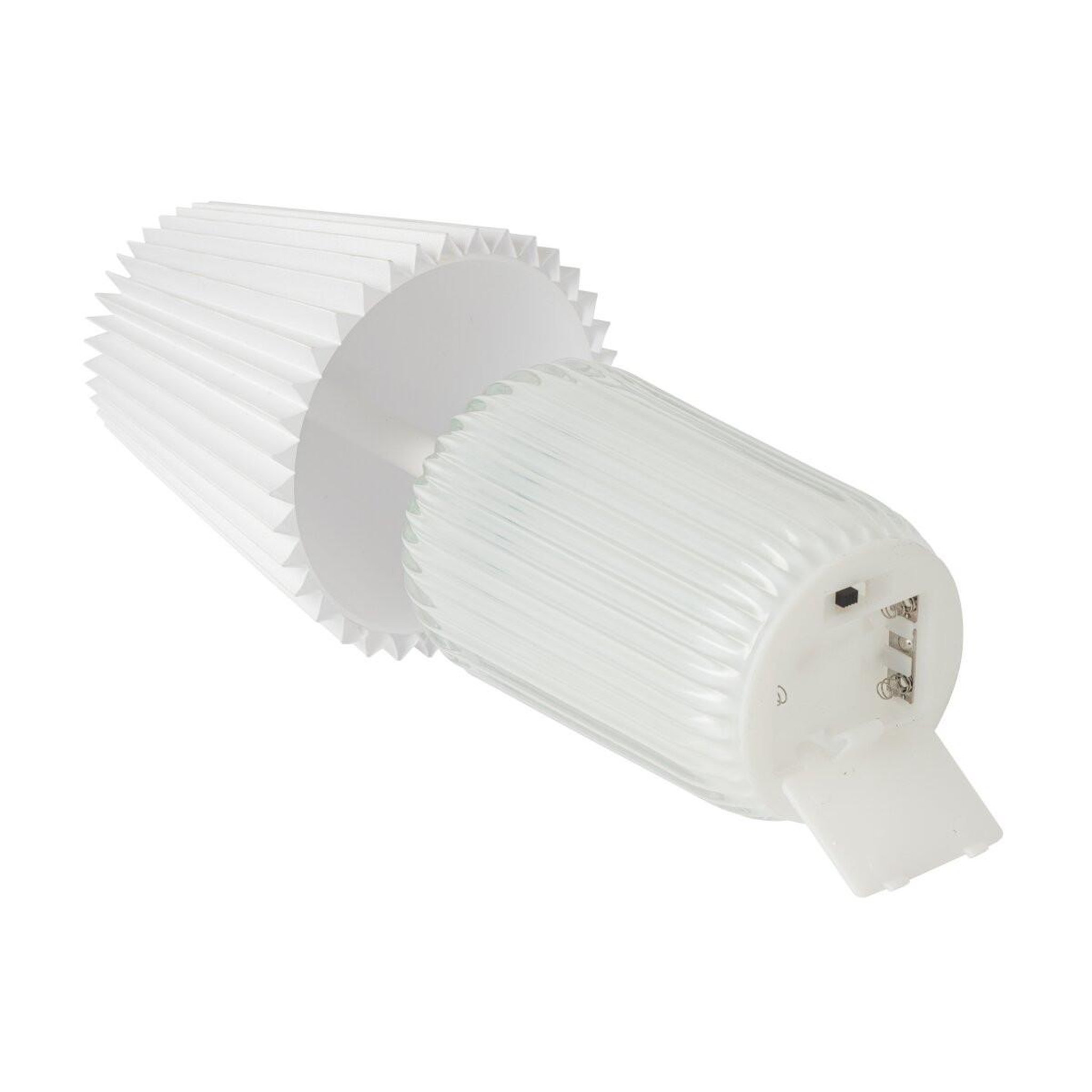 Voir la diapositive 3 : J-LINE Lampe à poser led  lola  24cm blanc cassé