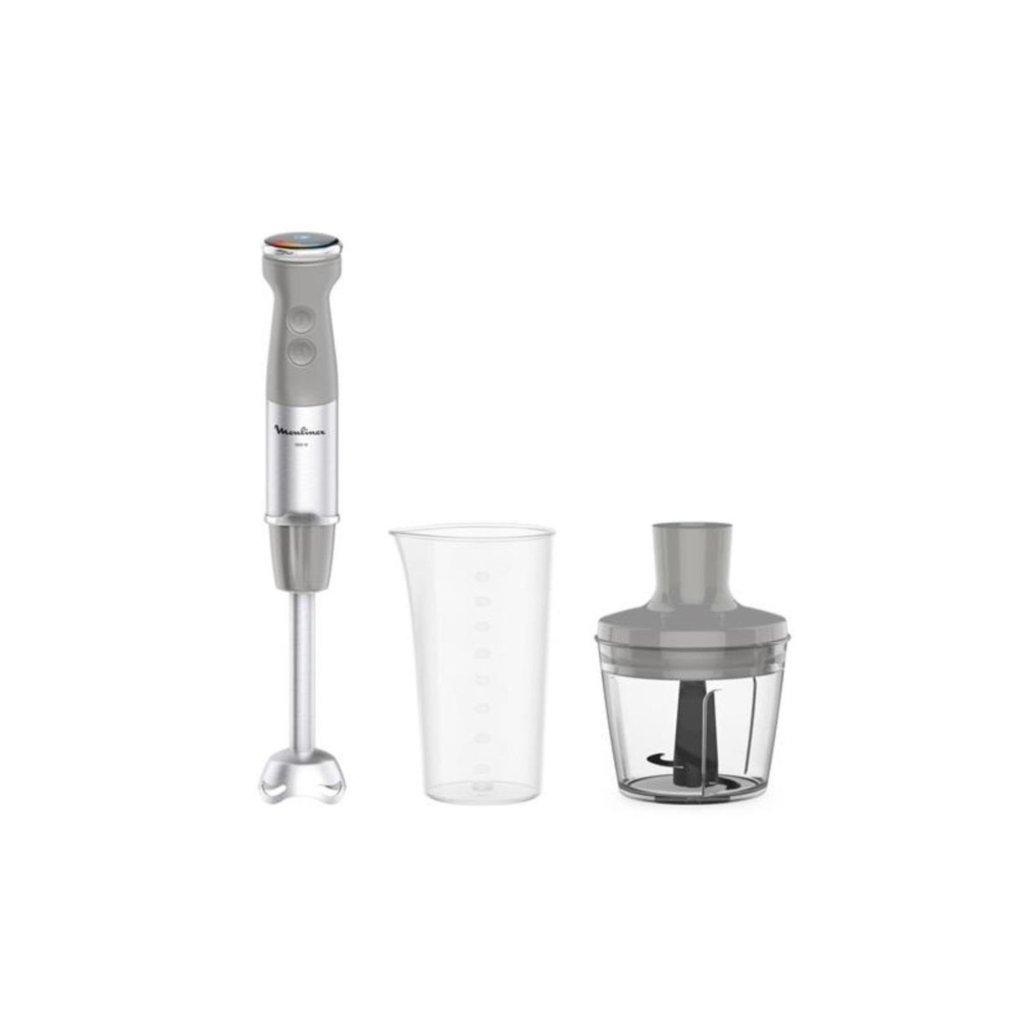 Voir la diapositive 2 : MOULINEX Mixeur plongeant 1000w gris - dd672b10