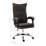 Voir la diapositive 6 : VIDAXL Chaise de bureau Gris Tissu