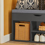 Voir la diapositive 6 : SOBUY SoBuy - Banc de rangement à chaussures avec une porte - Moderne - FSR45