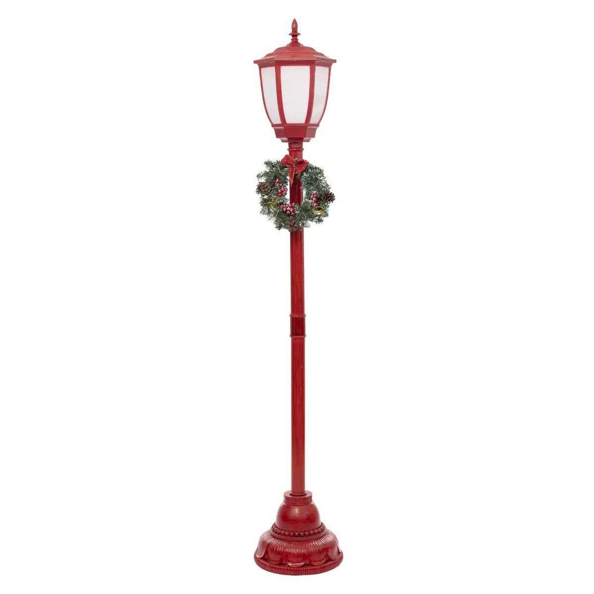 Voir la diapositive 1 : FEERIC LIGHT & CHRISTMAS Décoration lumineuse intérieur  lanterne  184cm rouge