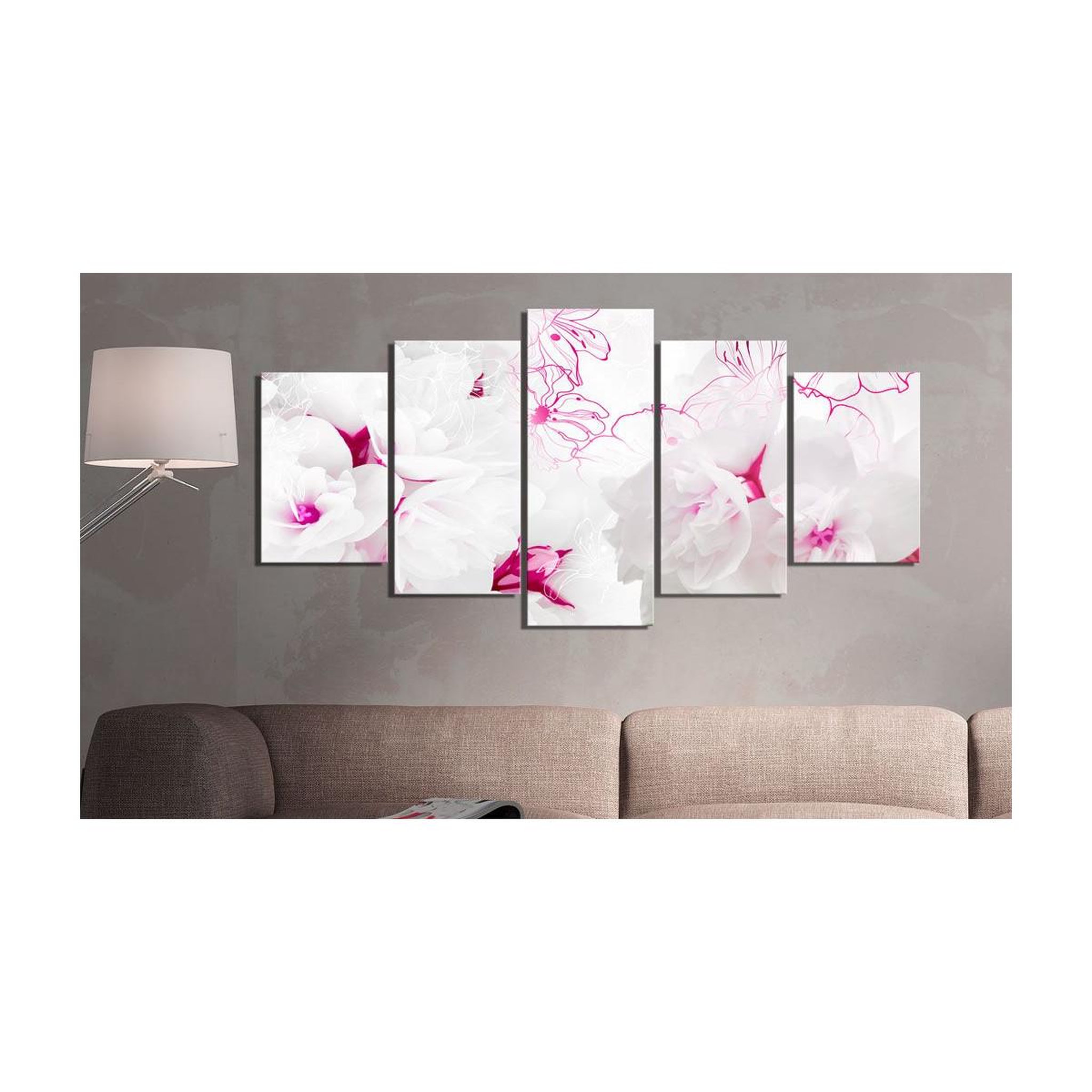 Voir la diapositive 2 : Paris Prix Tableau imprimé  pink gossamer