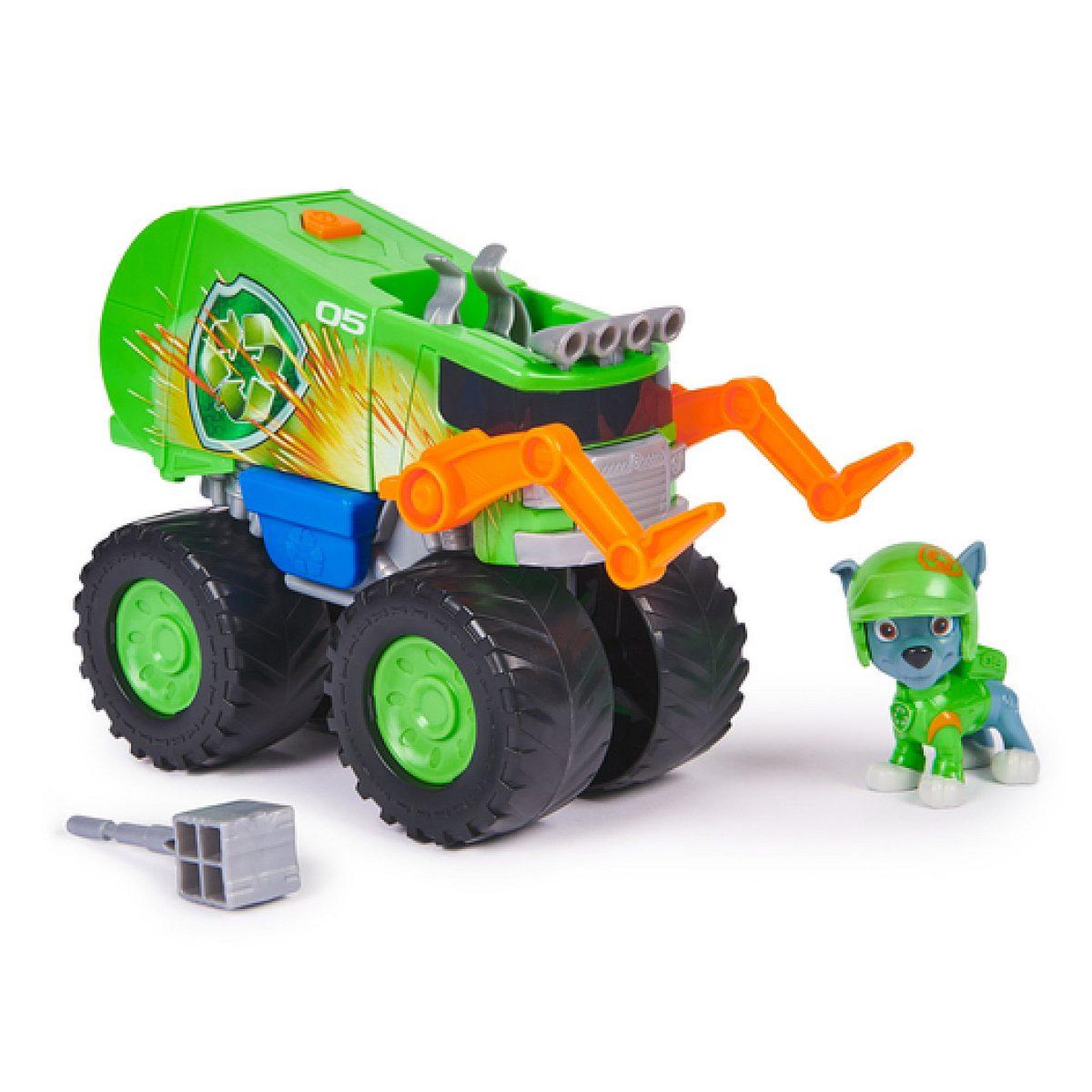 SpinMaster Vehicule + figurine rescue wheels rocky la pat patrouille