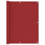 VIDAXL Ecran de balcon Rouge 120x300 cm Tissu Oxford