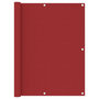 Voir la diapositive 1 : VIDAXL Ecran de balcon Rouge 120x300 cm Tissu Oxford