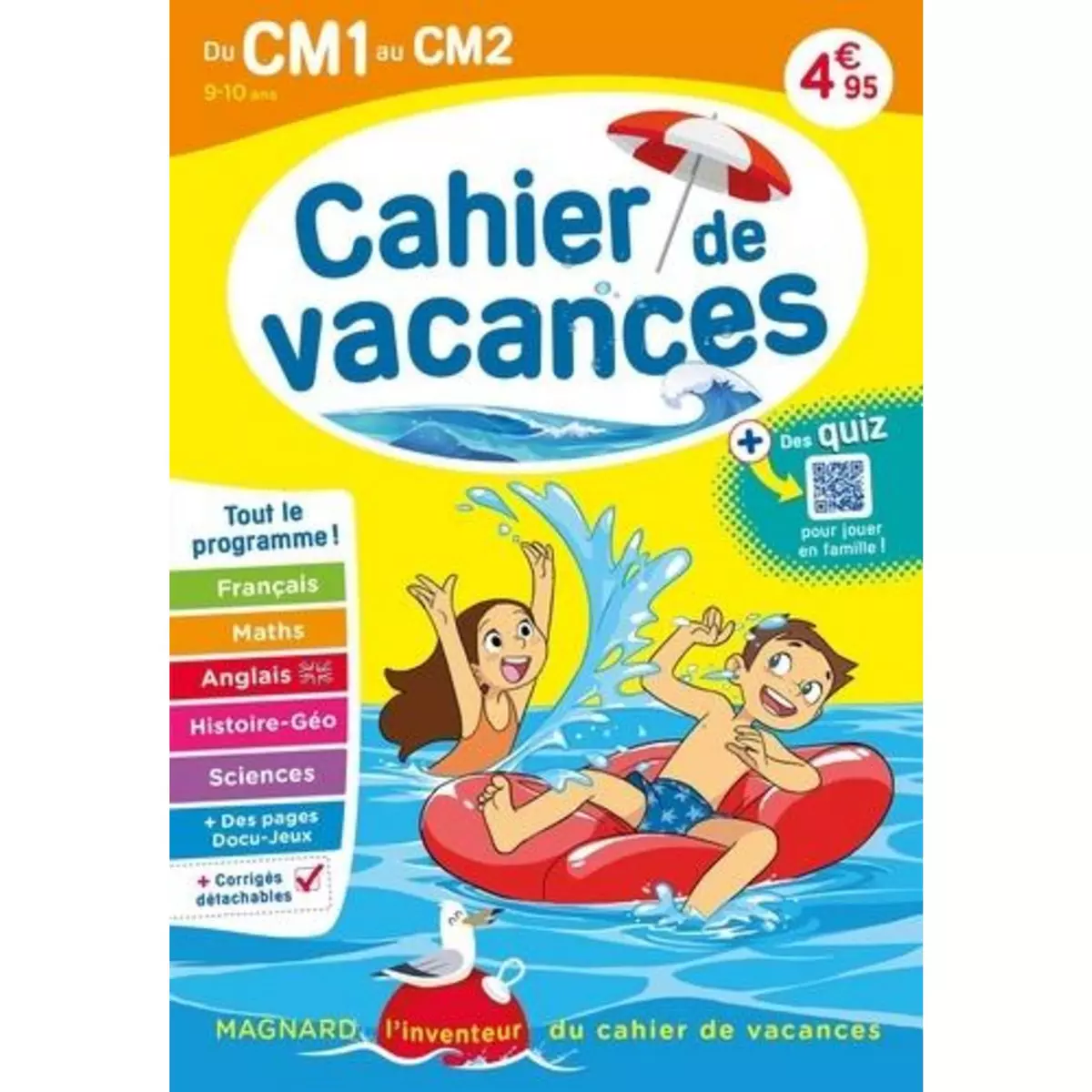  CAHIER DE VACANCES DU CM1 AU CM2. EDITION 2023, Charles Alain