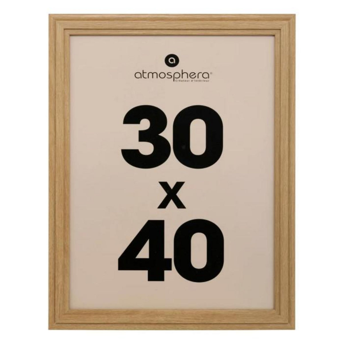 ATMOSPHERA Cadre Photo Moulure  Alix  30x40cm Marron