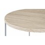 Voir la diapositive 2 : Paris Prix Table d'Appoint en Bois  Silky  52cm Naturel
