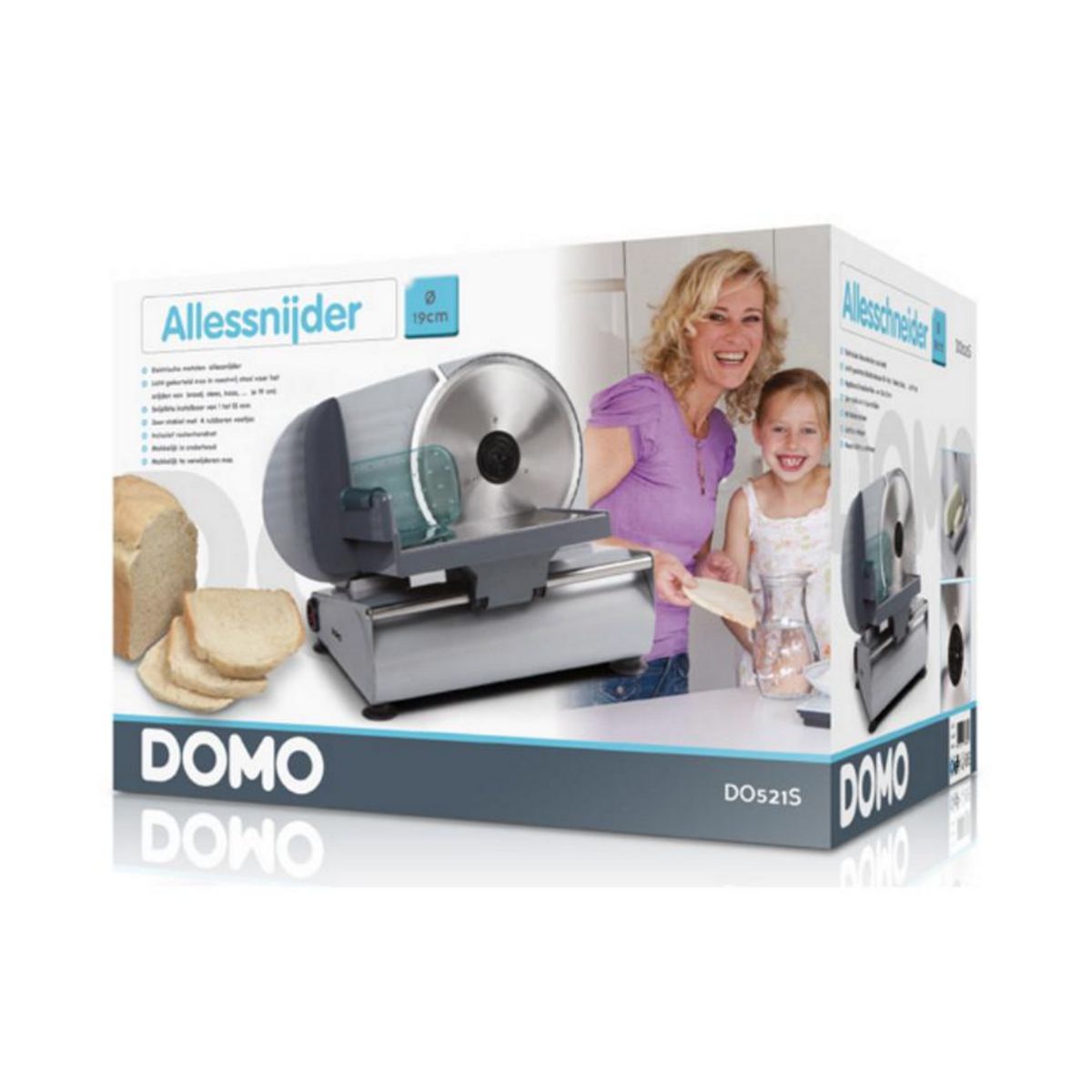 Domo Trancheuse électrique 150w 19cm - do521s