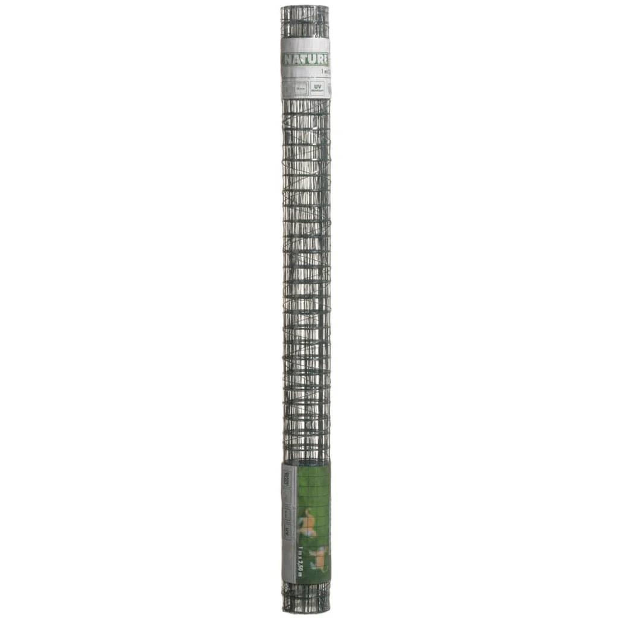 Voir la diapositive 3 : NATURE Nature Grillage metallique carre 0,5 x 2,5 m 13 mm Vert