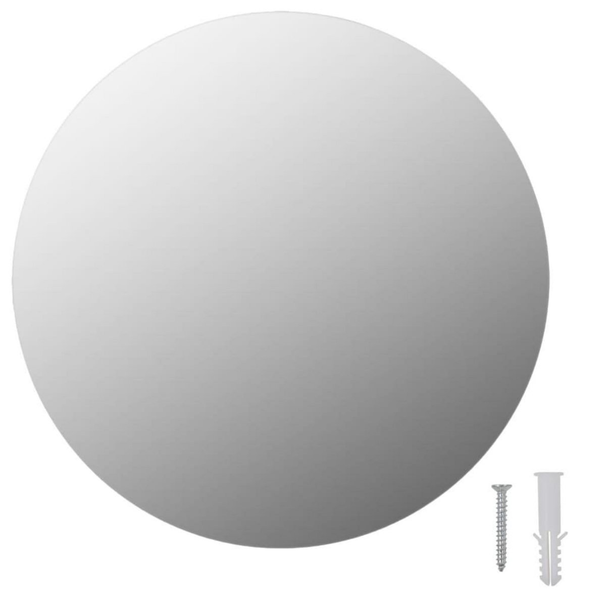VIDAXL Miroir rond sans cadre 30 cm Verre
