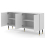 Voir la diapositive 2 : BEST MOBILIER Novara - buffet bas - 180 cm