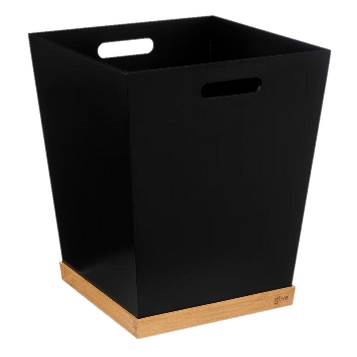 FIVE Corbeille de bureau en bambou BAVA - Noir
