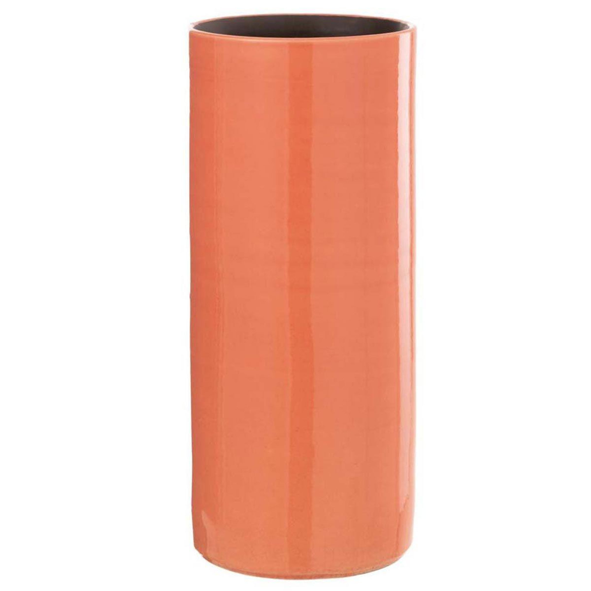 J-LINE Vase design en céramique  flek  37cm orange
