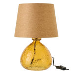 Paris Prix Lampe à Poser en Verre  Tierra  32cm Ocre