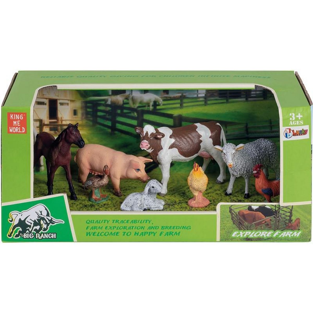 7 ANIMAUX FERME ASSORTIMENT ABC 920024 9982