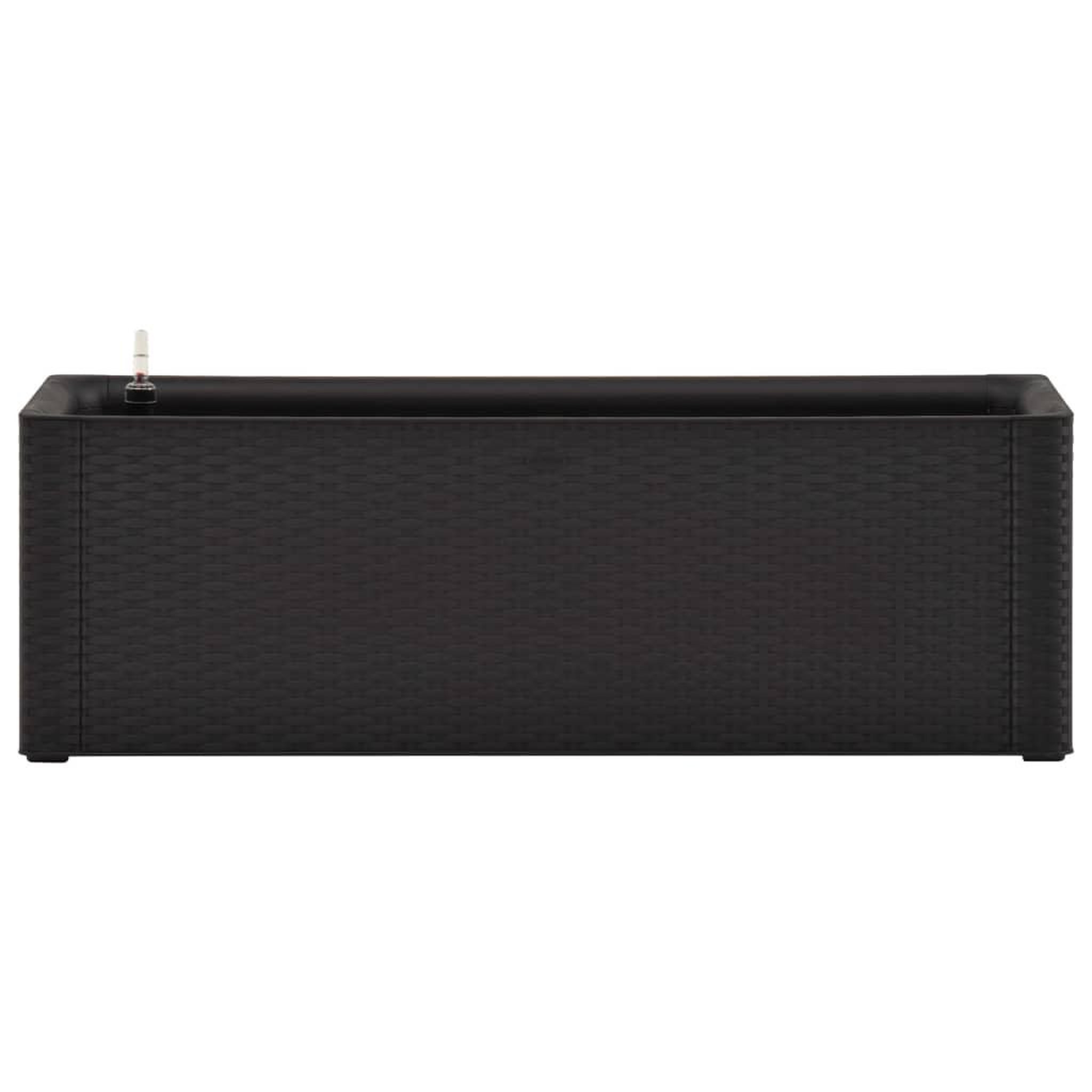 Voir la diapositive 3 : VIDAXL Lit sureleve de jardin systeme arrosage anthracite 100x43x33 cm