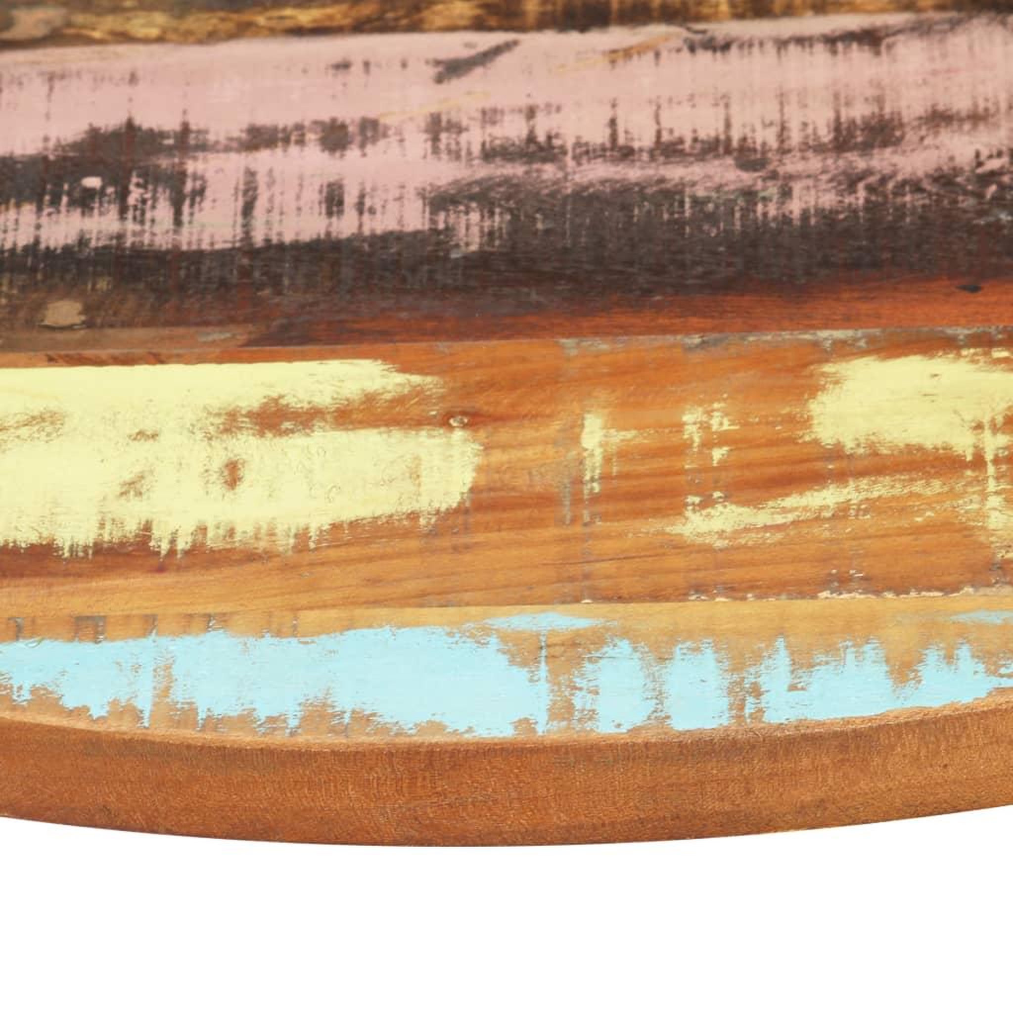 Voir la diapositive 5 : VIDAXL Dessus de table rond 40 cm 25-27 mm Bois de recuperation solide