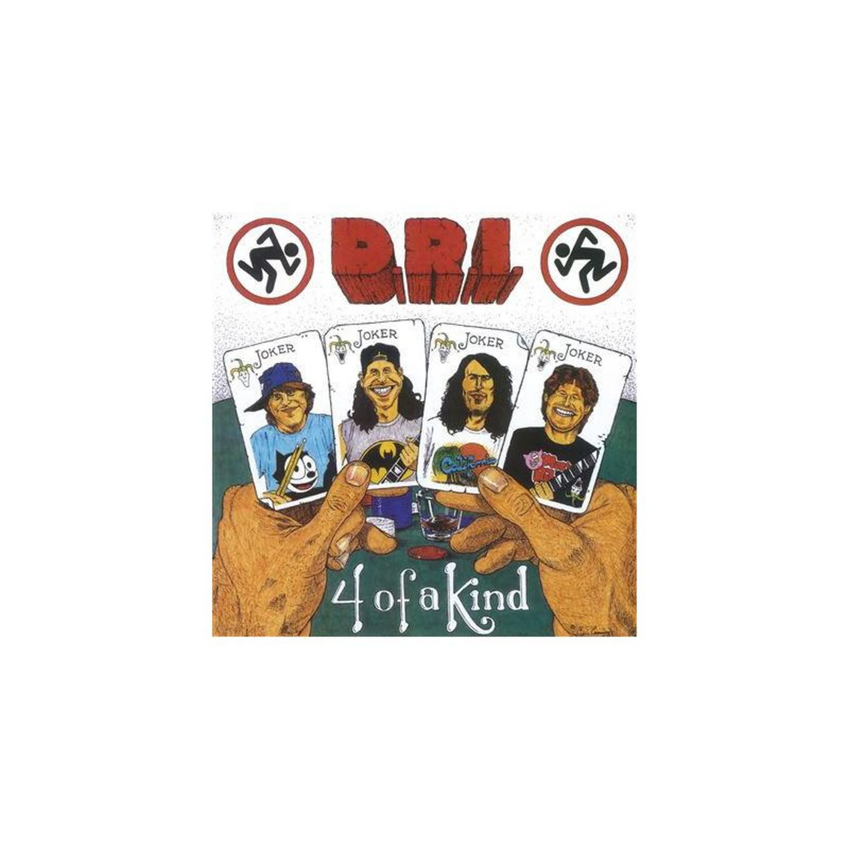 Four Of A Kind Vinyle Rouge et Noir Marbré