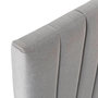 Voir la diapositive 5 : VS VENTA-STOCK Tête de lit tapissée Eris 140x60 cm Gris clair