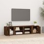Voir la diapositive 3 : VIDAXL Meubles TV 2 pcs Chene marron 80x31,5x36 cm Bois d'ingenierie