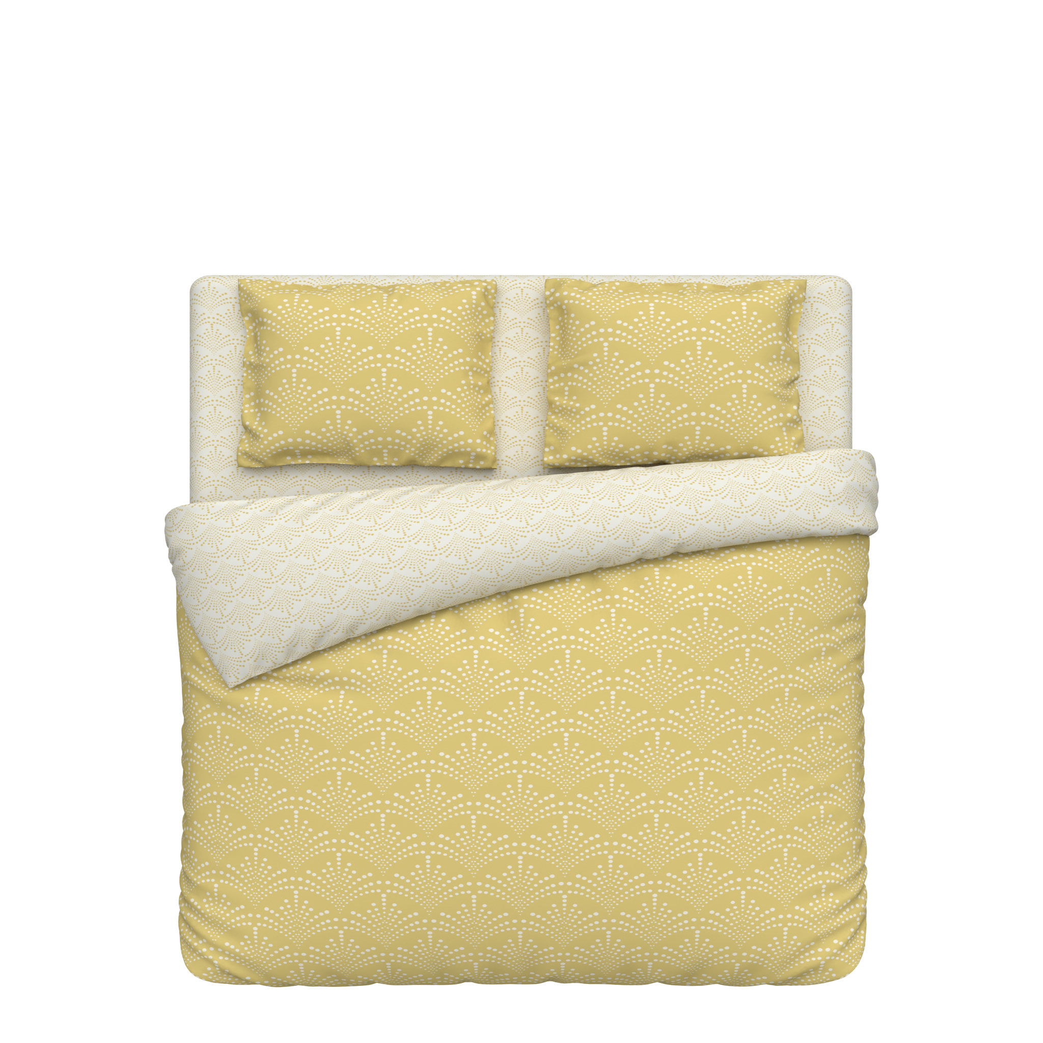 Voir la diapositive 2 : ACTUEL Parure housse de couette en microfibre motif art déco PAVLO