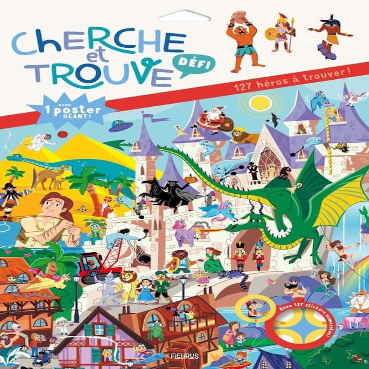 127 HEROS A TROUVER. AVEC 1 POSTER GEANT ET 127 STICKERS NUMEROTES, Cerato Mattia