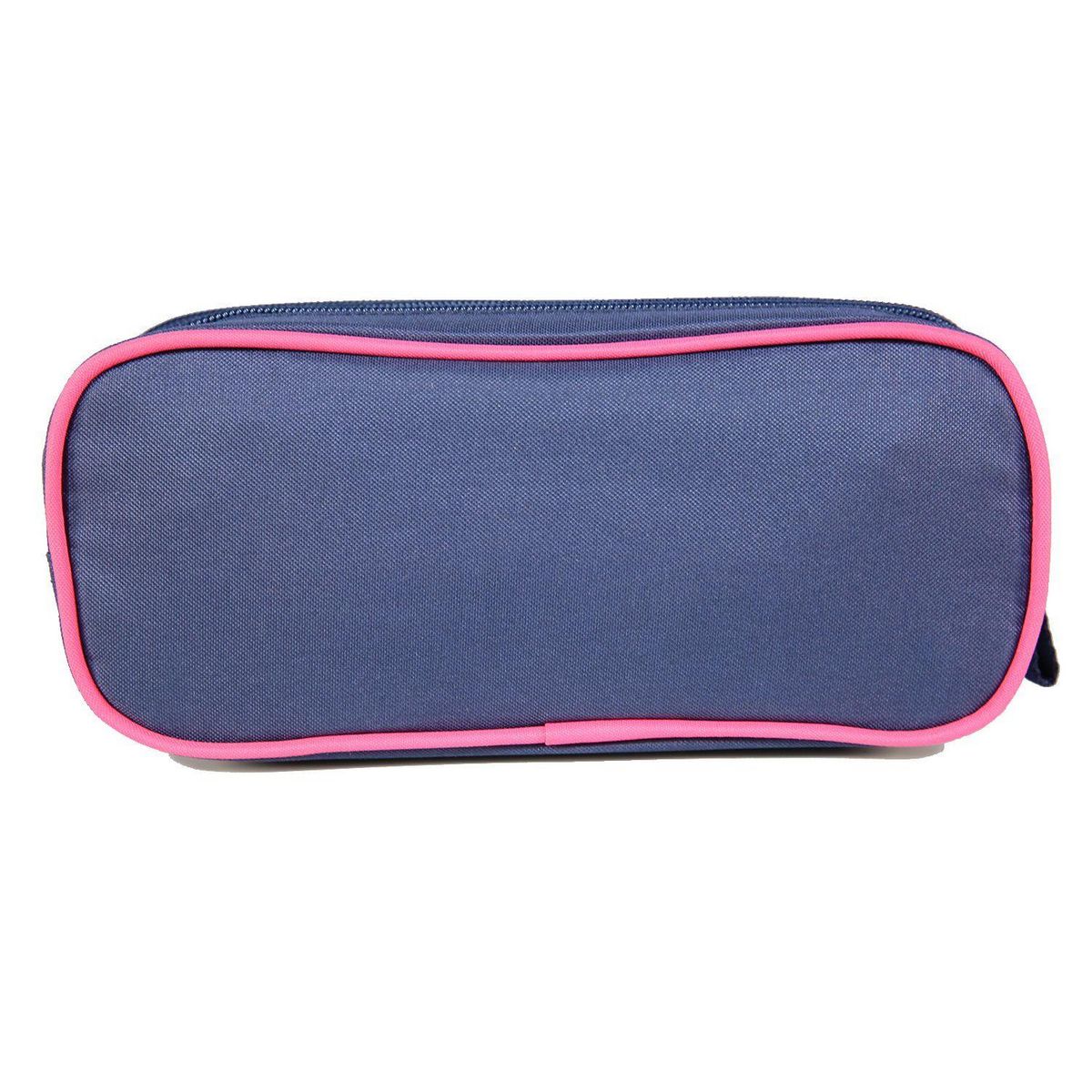 Bagtrotter Trousse scolaire 2 compartiments Cybel Cheval/Licorne Rose et bleue marine Bagtrotter