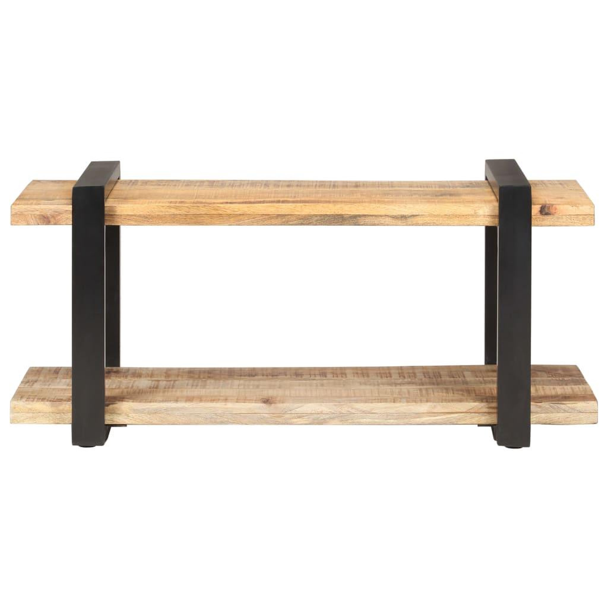 Voir la diapositive 2 : VIDAXL Meuble TV 90x40x40 cm Bois de manguier brut