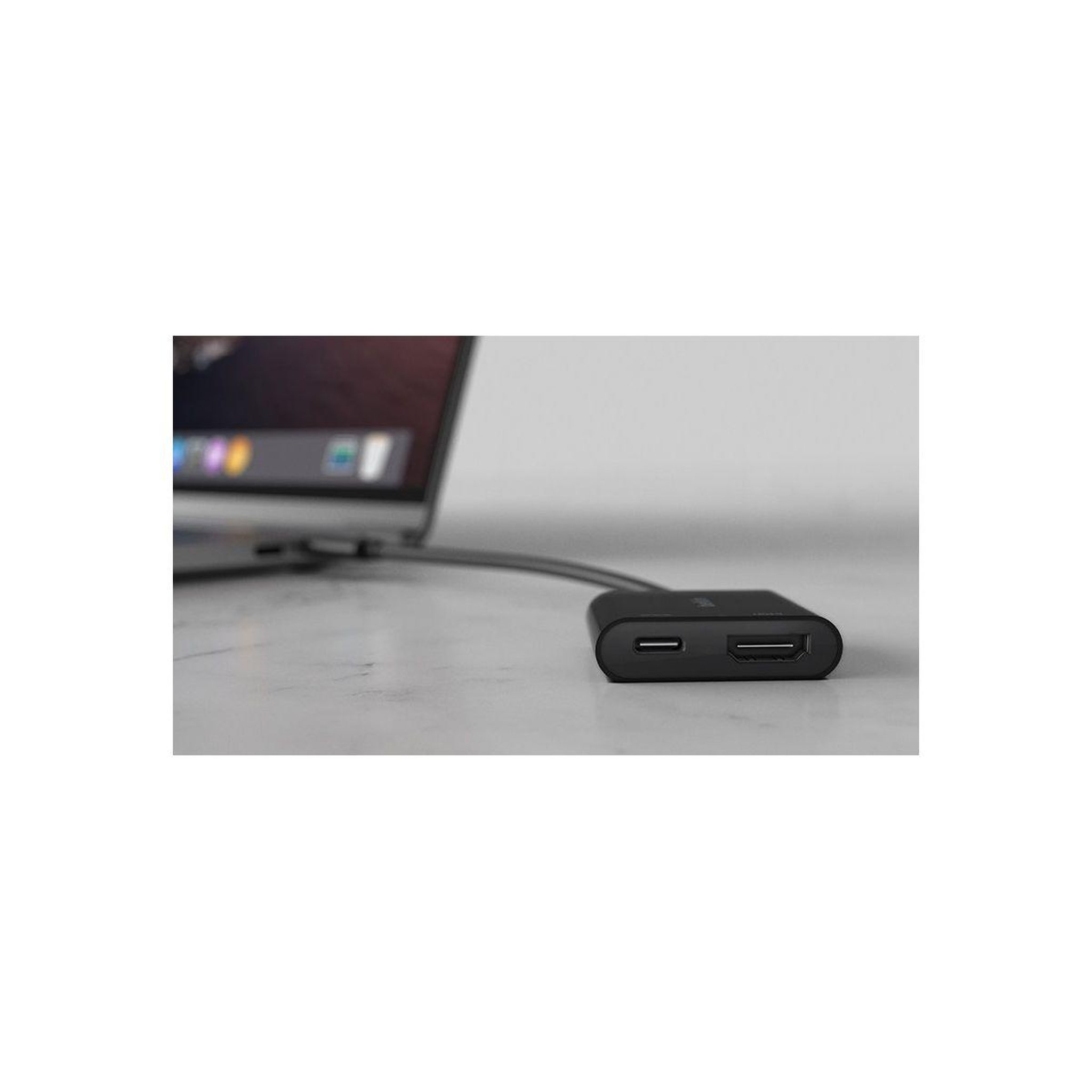 Voir la diapositive 5 : Belkin Adaptateur HDMI/USB-C USB-C HDMI 60W Noir