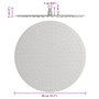 Voir la diapositive 6 : VIDAXL Pomme de douche pluie acier inoxydable 304 40 cm ronde