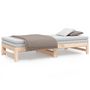 Voir la diapositive 5 : VIDAXL Lit coulissant sans matelas 2x(90x190) cm Bois de pin massif