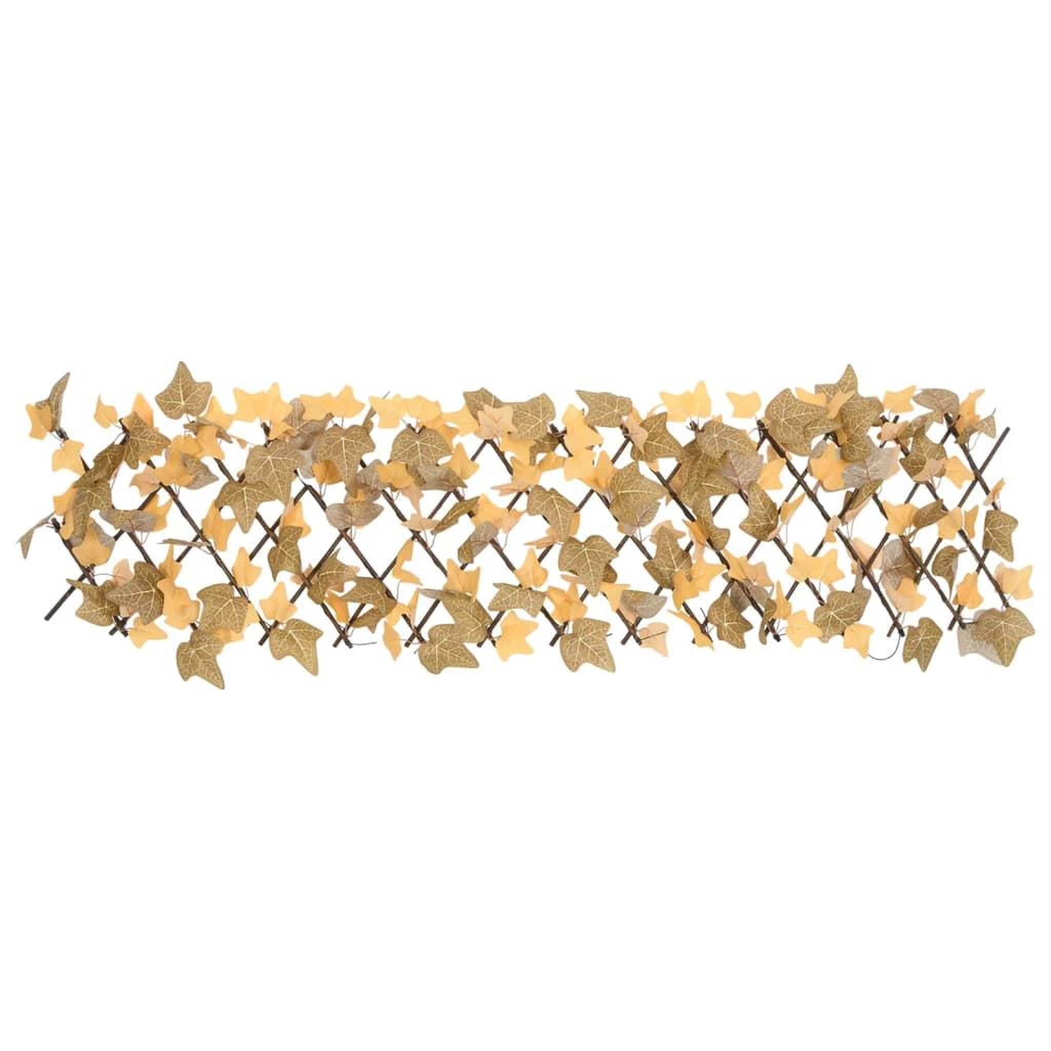 Voir la diapositive 4 : VIDAXL vidaXL Treillis de feuille d'erable artificiel extensible 5 pcs