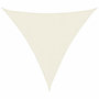 Voir la diapositive 2 : VIDAXL Voile de parasol tissu oxford triangulaire 5x5x5 m creme
