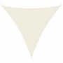Voir la diapositive 2 : VIDAXL Voile de parasol tissu oxford triangulaire 5x5x5 m creme