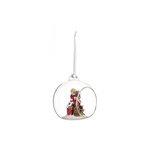 FEERIC LIGHT & CHRISTMAS Boule de Noël en Verre  Ouverte  9cm Transparent