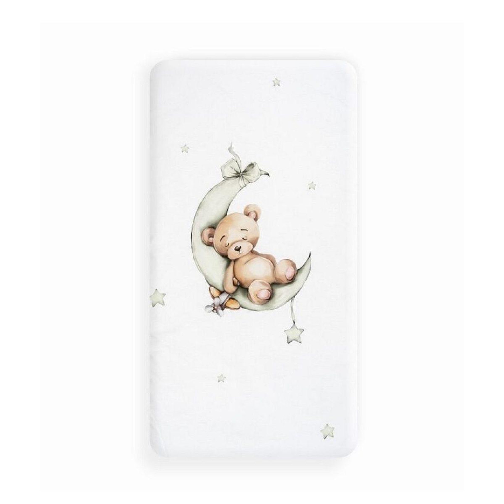 INTERBABY Parure lit bébé amovible oso-luna estrellas - vert