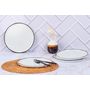 Voir la diapositive 2 : BJORN Assiette PURE Ø21,5cm - 4 pièces - Blanc Neige