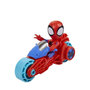 Voir la diapositive 3 : HASBRO Figurine Spidey avec moto, jouet préscolaire pour filles et garçons, Marvel Spidey et ses Amis Extraordinaires, a partir de 3