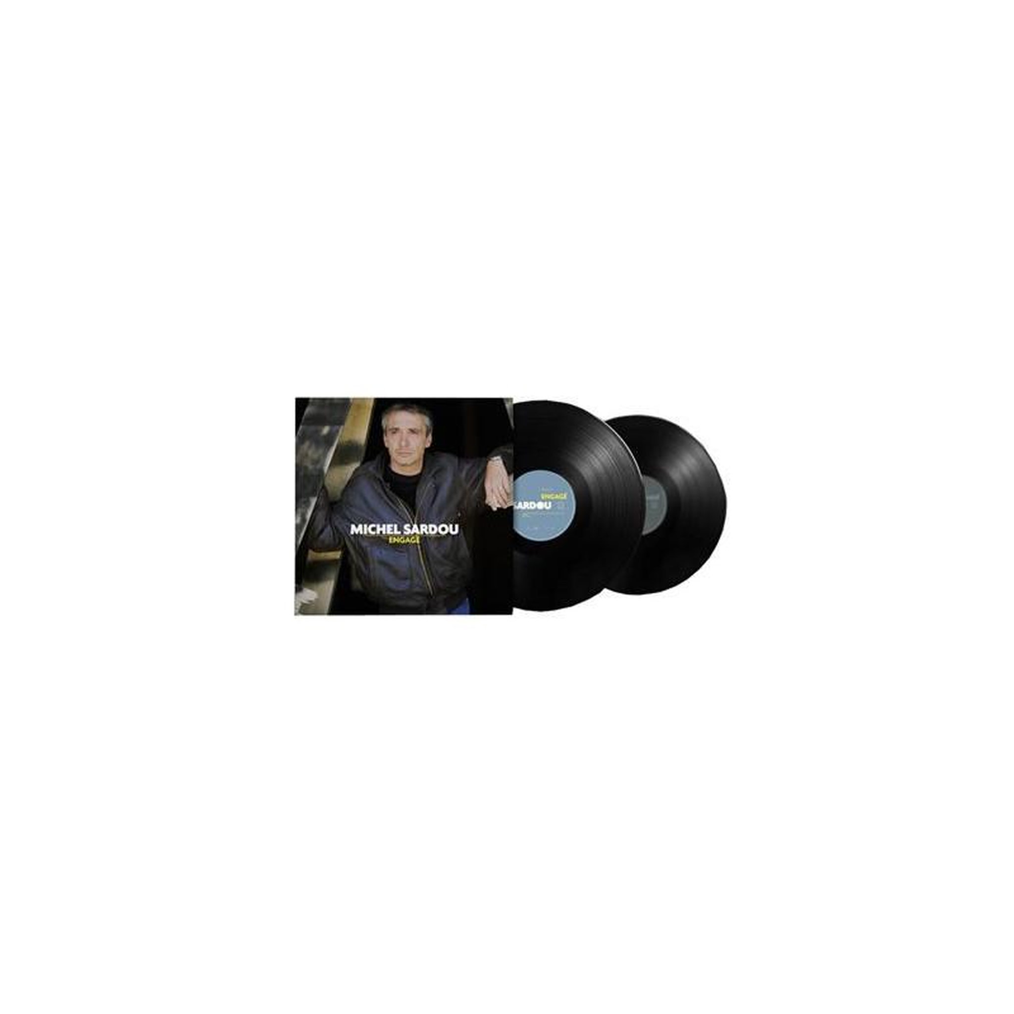 MERCURY Double vinyle 2lp noir michel sardou « engagé » - album compilation variété française