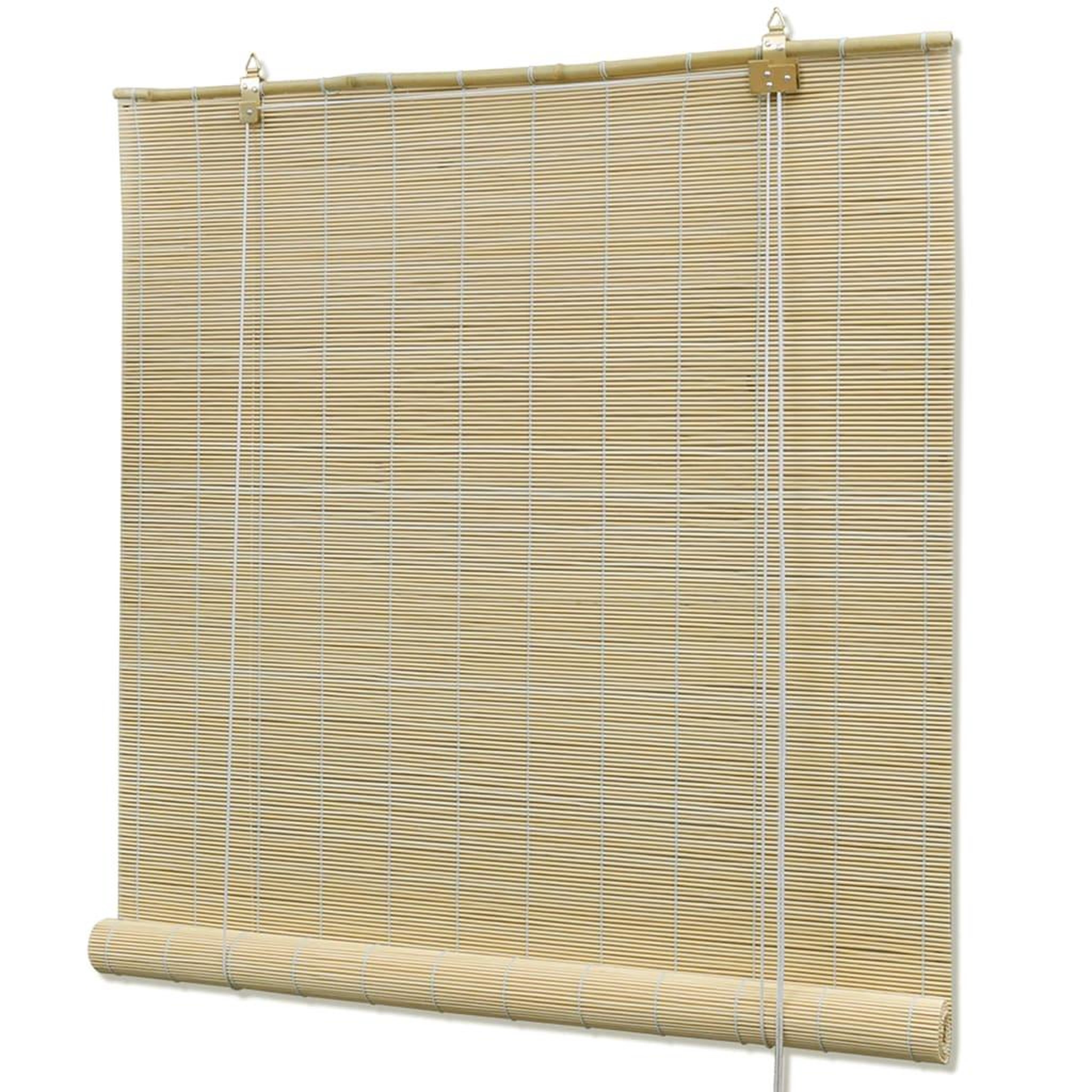 VIDAXL Store a rouleau bambou naturel 100x160 cm