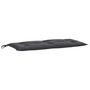 Voir la diapositive 5 : VIDAXL Coussins de banc de jardin lot de 2 anthracite melange tissu
