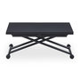 Voir la diapositive 1 : Paris Prix Table Basse Relevable  Higher  57-114cm Noir Carbone