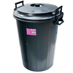 Gsc Poubelle de jardin 100L avec couvercle
