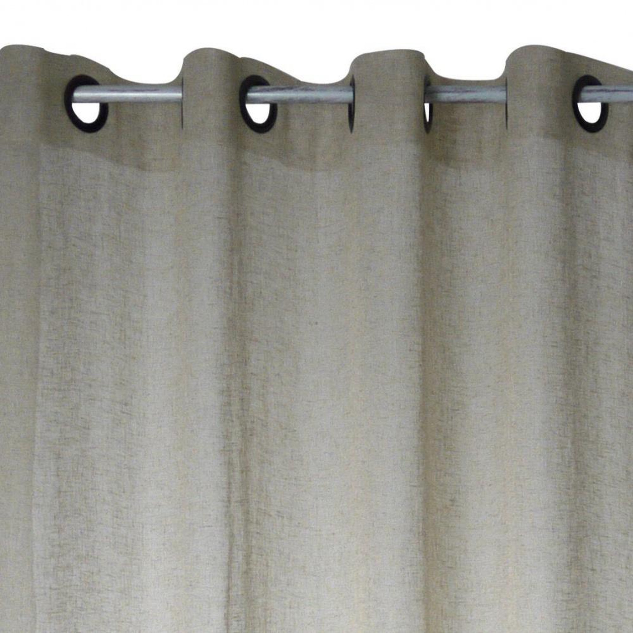 CENTRALE BRICO Voilage tamisant, kaolin, beige h.240 x l.150 cm