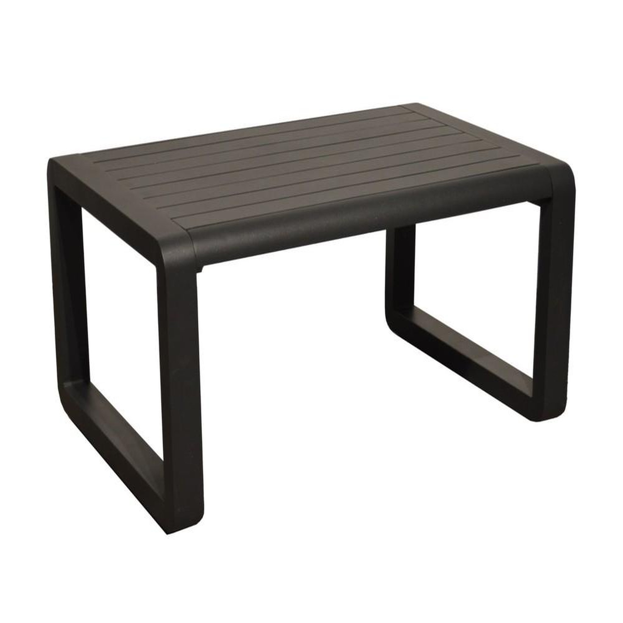 Proloisirs Table basse de jardin rectangulaire Quenza II - graphite 90 x 40 x 60 cm