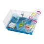 Voir la diapositive 4 : Ferplast Ferplast Cage pour hamsters Paula Bleu 46x29,5x24,5 cm 57906411