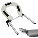 VIVEZEN Support têtière, appuie tête en aluminium pour table de massage