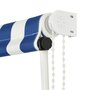 VIDAXL Auvent retractable 150x150 cm Bleu et blanc